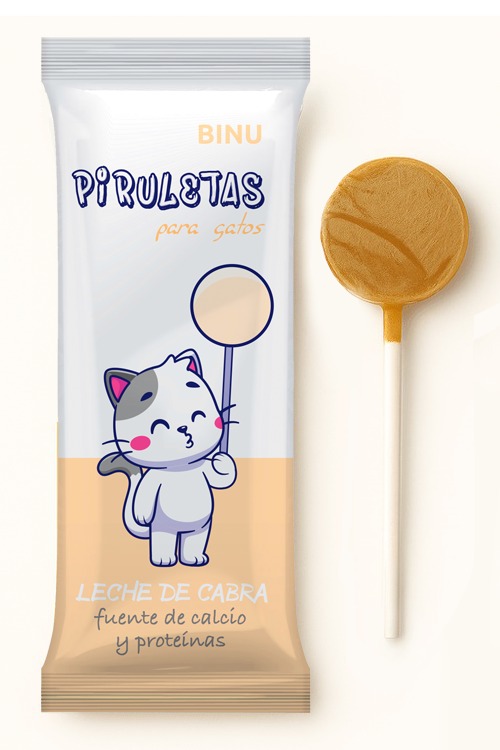 Binu piruleta de leche de cabra
