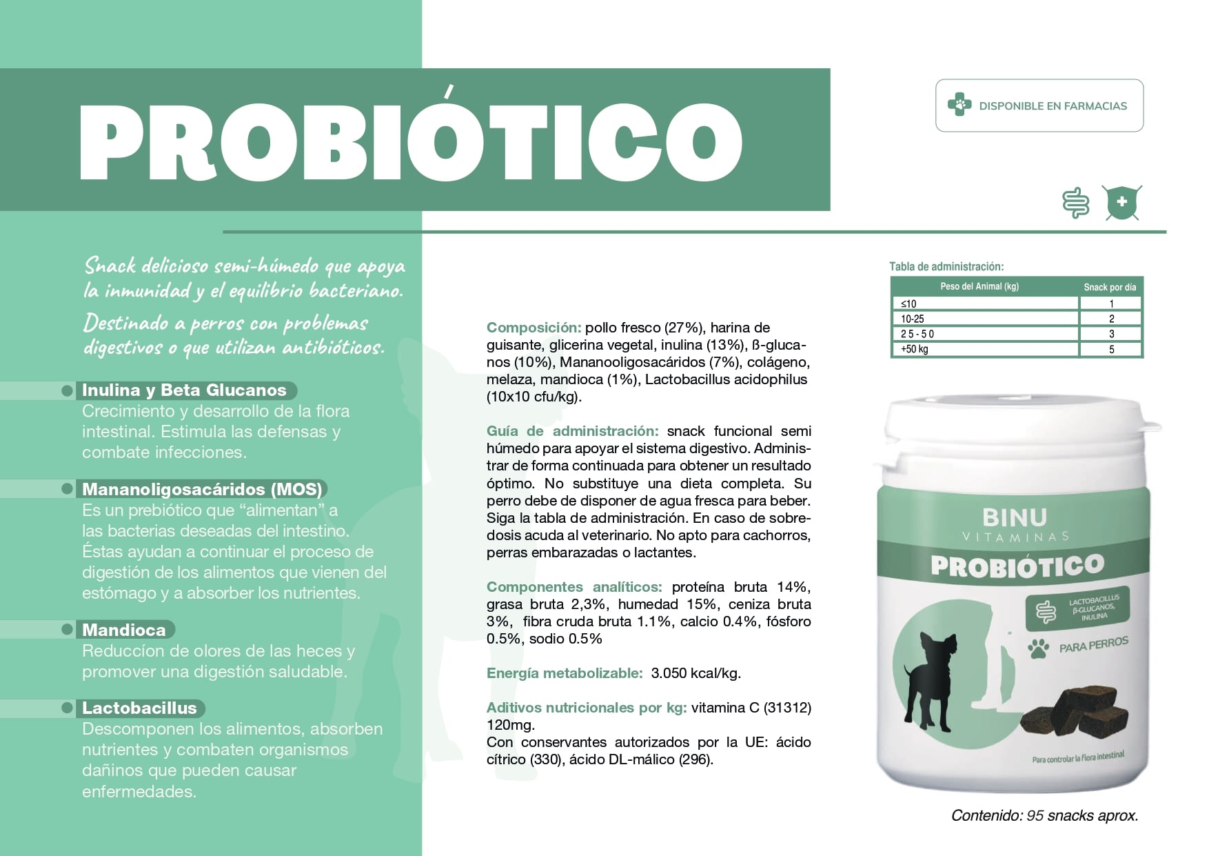 Binu vitaminas catálogo probióticos
