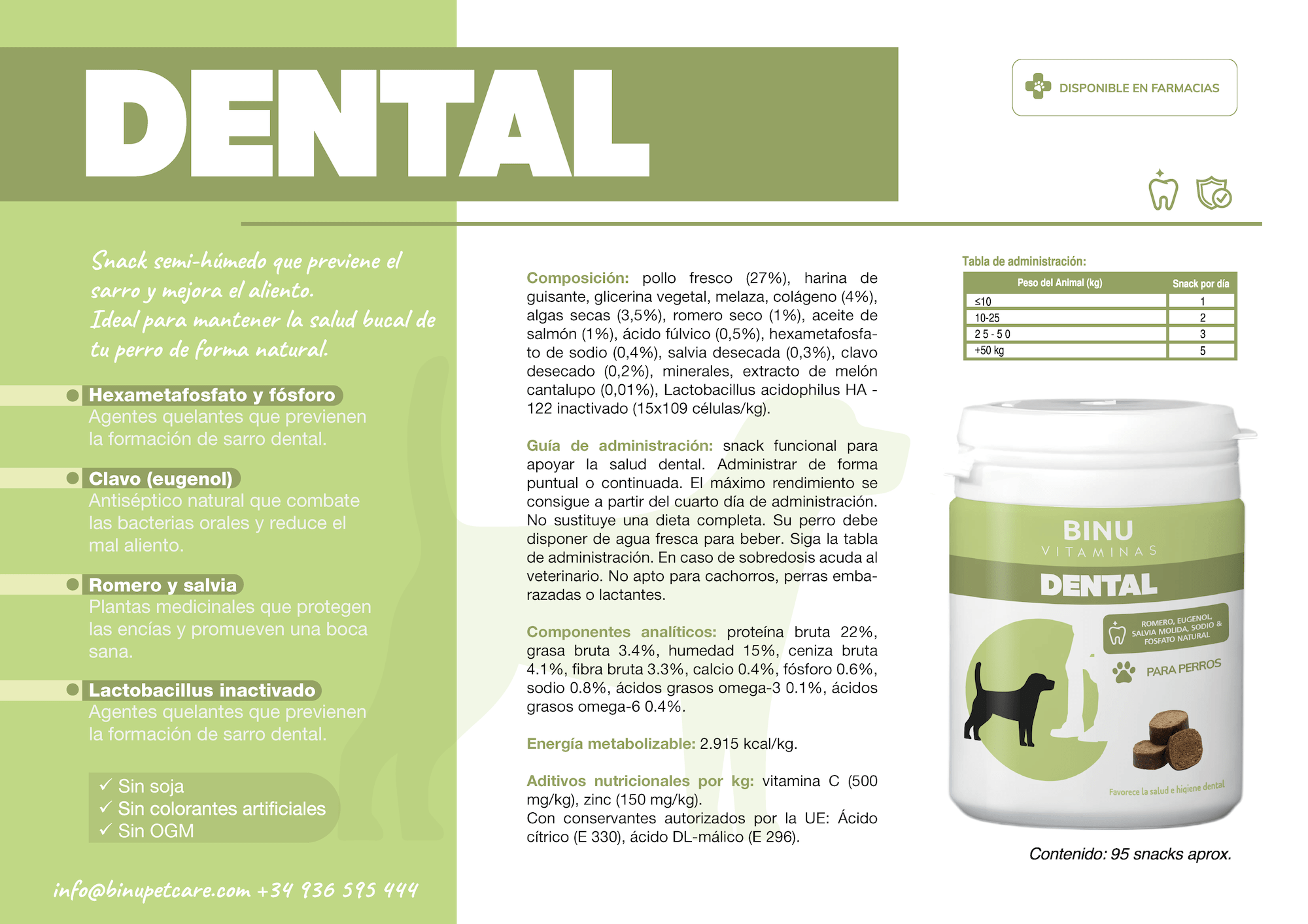 Binu dental producto para perros Binu dental producto para perros