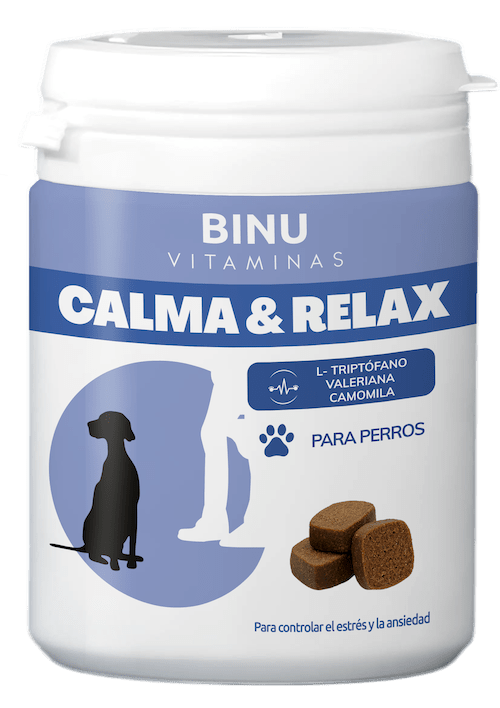 Binu vitaminas calma y relax para perros