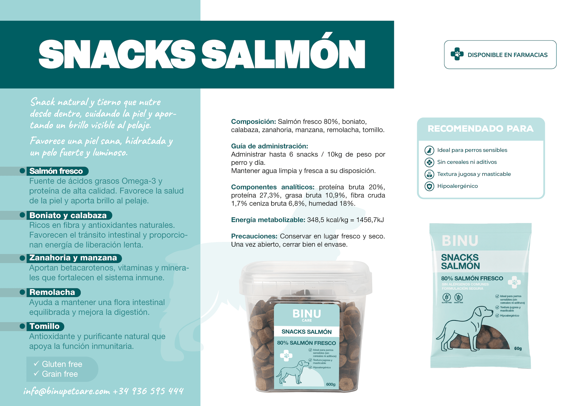 Snacks salmón para perros Snacks salmón para perros